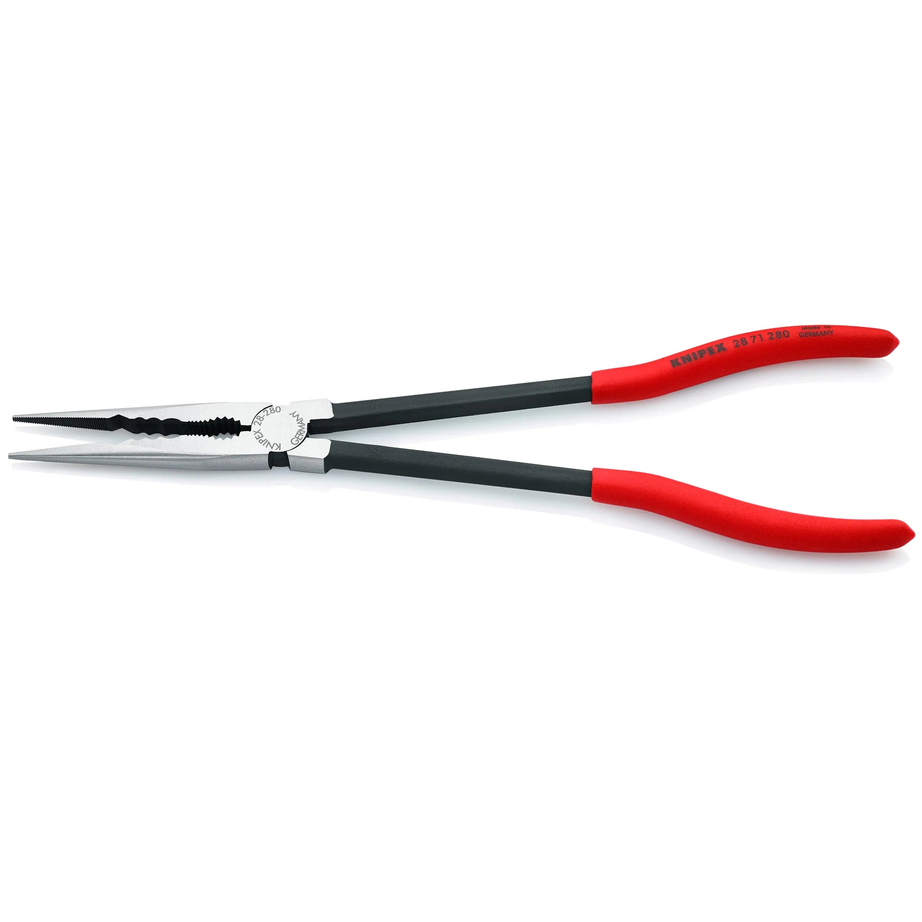 KNIPEX 2871280SBA - 11" Extra Long Needle-Nose Pliers-Straight Jaws