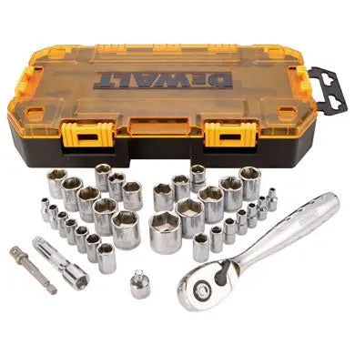 DEWALT DWMT73804-34 pc. 1/4 in. and 3/8 in. Drive Socket Set