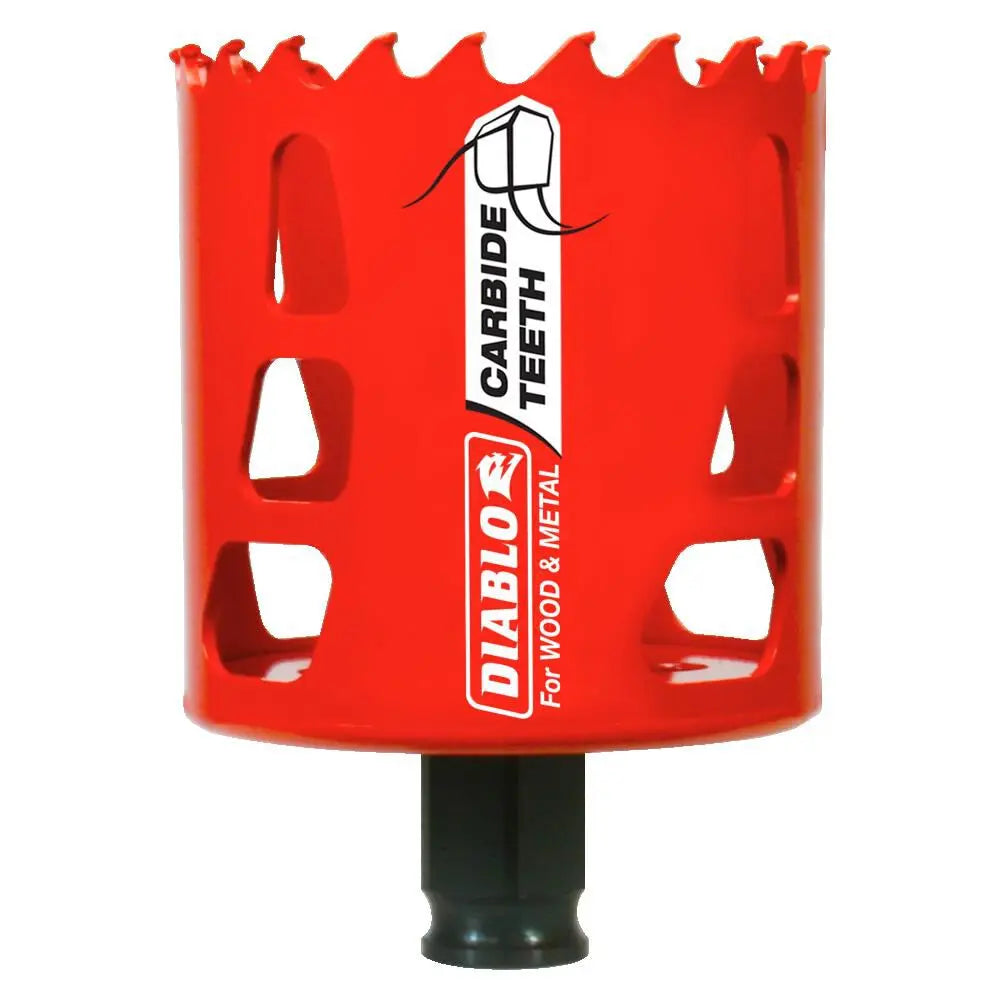 DIABLO DHS2500CT  -  2‑1/2" Carbide‑Tipped Wood & Metal Holesaw