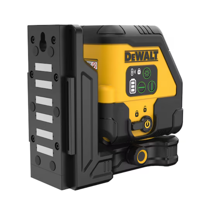 DEWALT DCLE14201GB - USB Rechargeable Green Cross Line Laser Base Kit