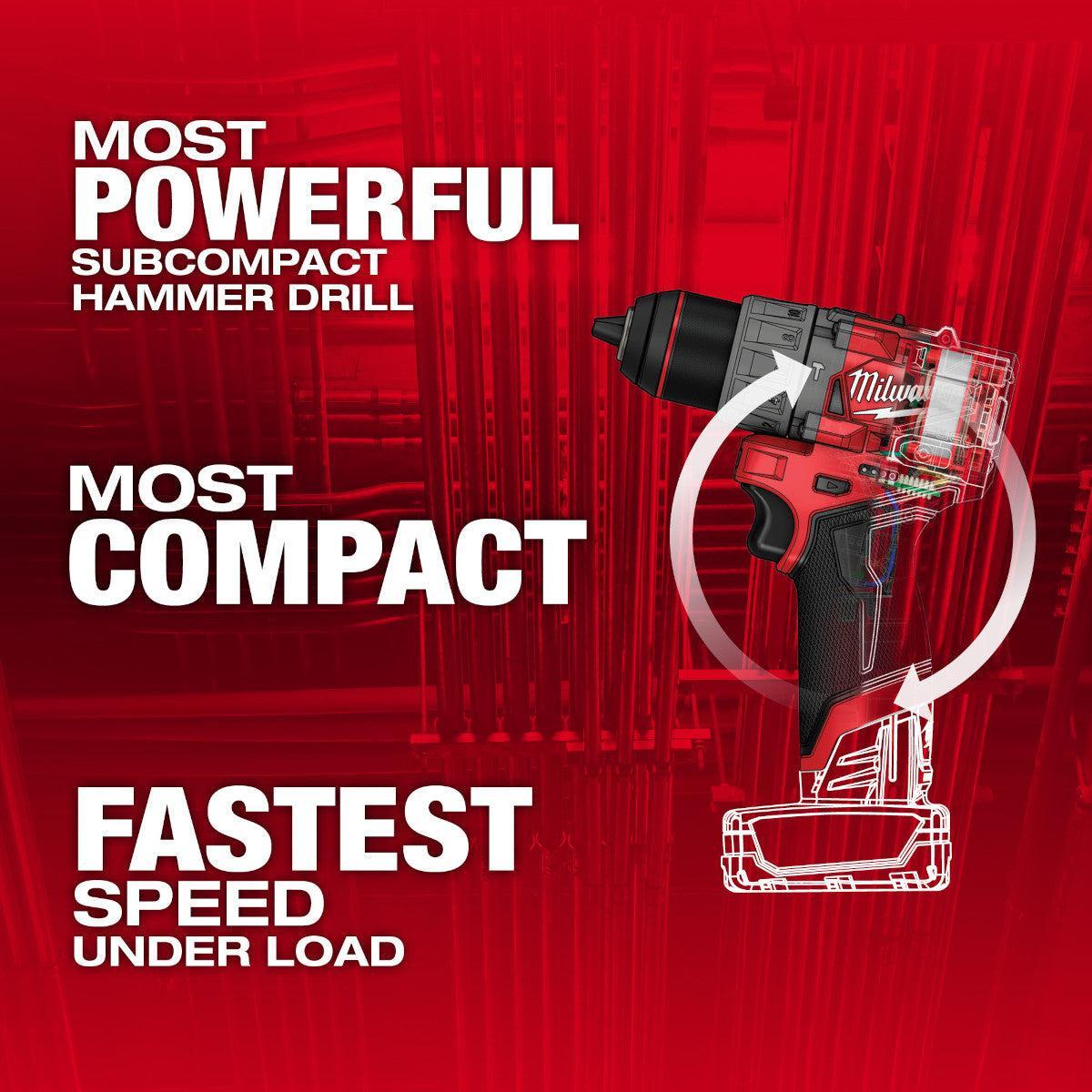 Milwaukee 3404-20 - M12 FUEL™ 1/2" Hammer Drill/Driver