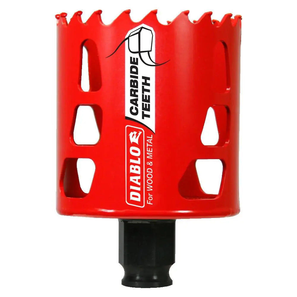 DIABLO DHS2375CT  -  2‑3/8" Carbide‑Tipped Wood & Metal Holesaw