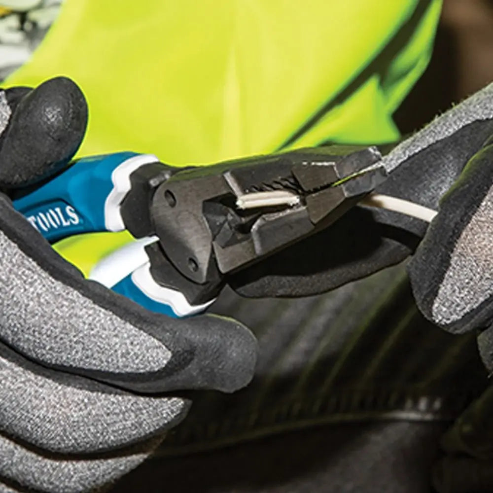 KLEIN KLE-K12065CR - Klein-Kurve® Heavy-Duty Wire Stripper / Cutter / Crimper Multi Tool, 8-20 AWG