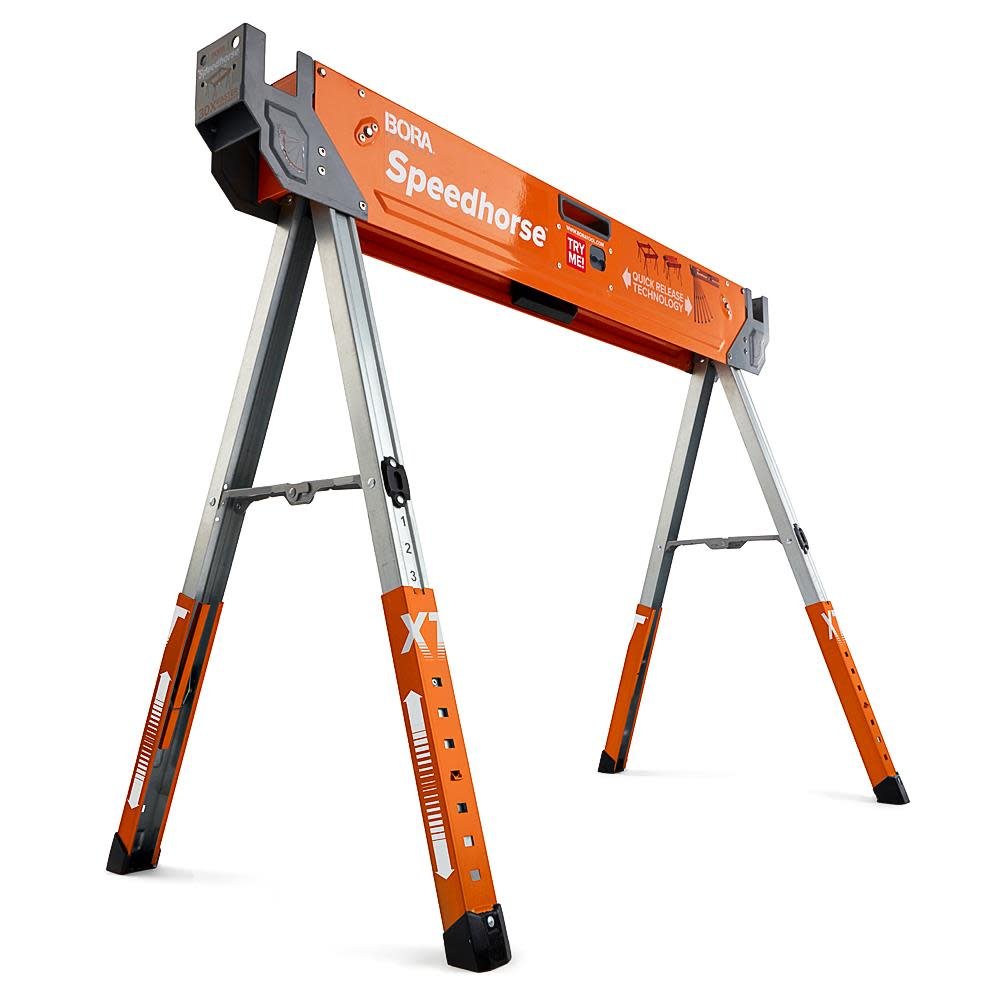 Bora PM-4550 - Portamate Adjustable Speedhorse XT Sawhorse Work Support System