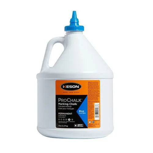 Keson PM105BLUE - Blue Permanent Chalk - 5lb