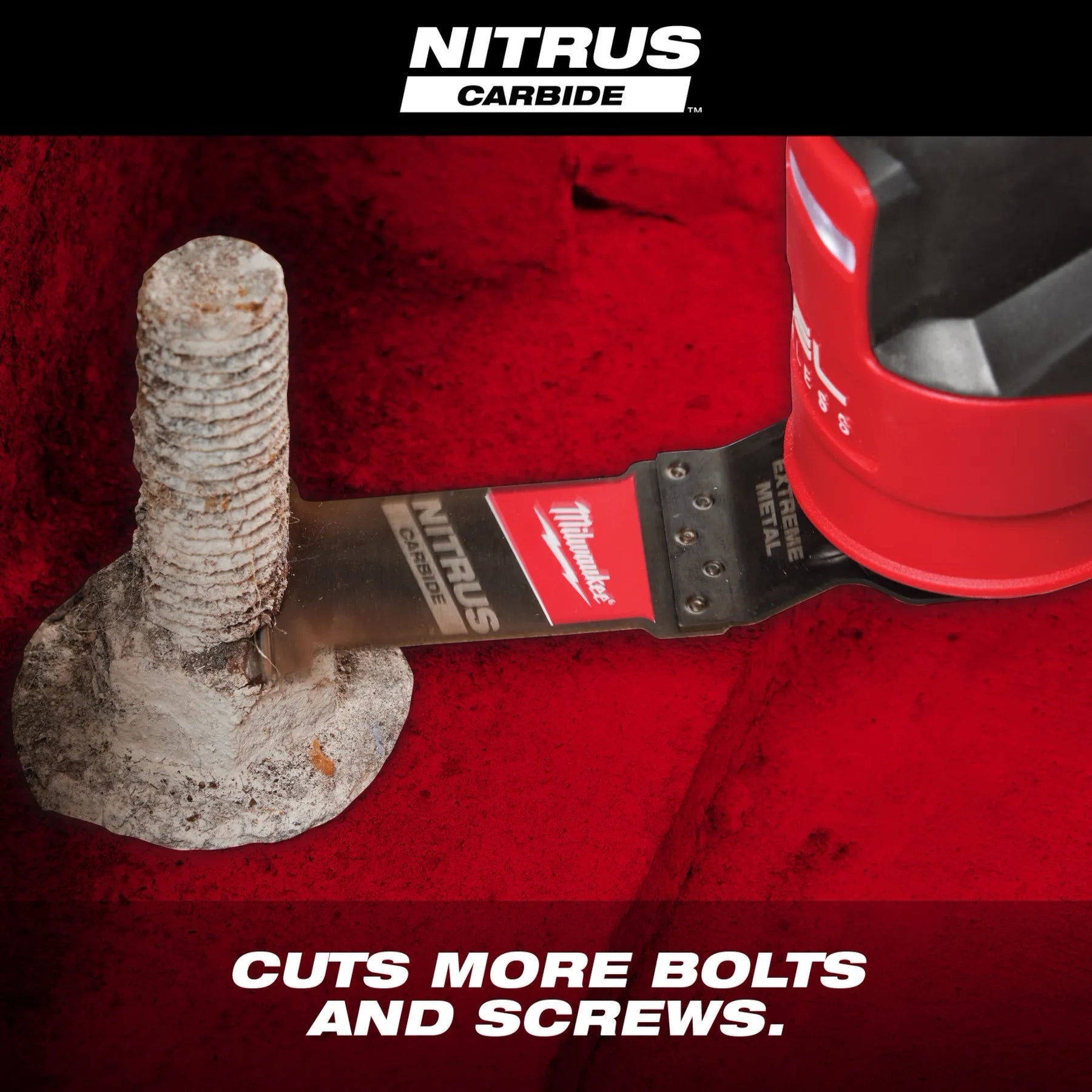Milwaukee 49-25-1565 - NITRUS™ Carbide Extreme Metal Universal Fit Oscillating Multi-Tool Blades