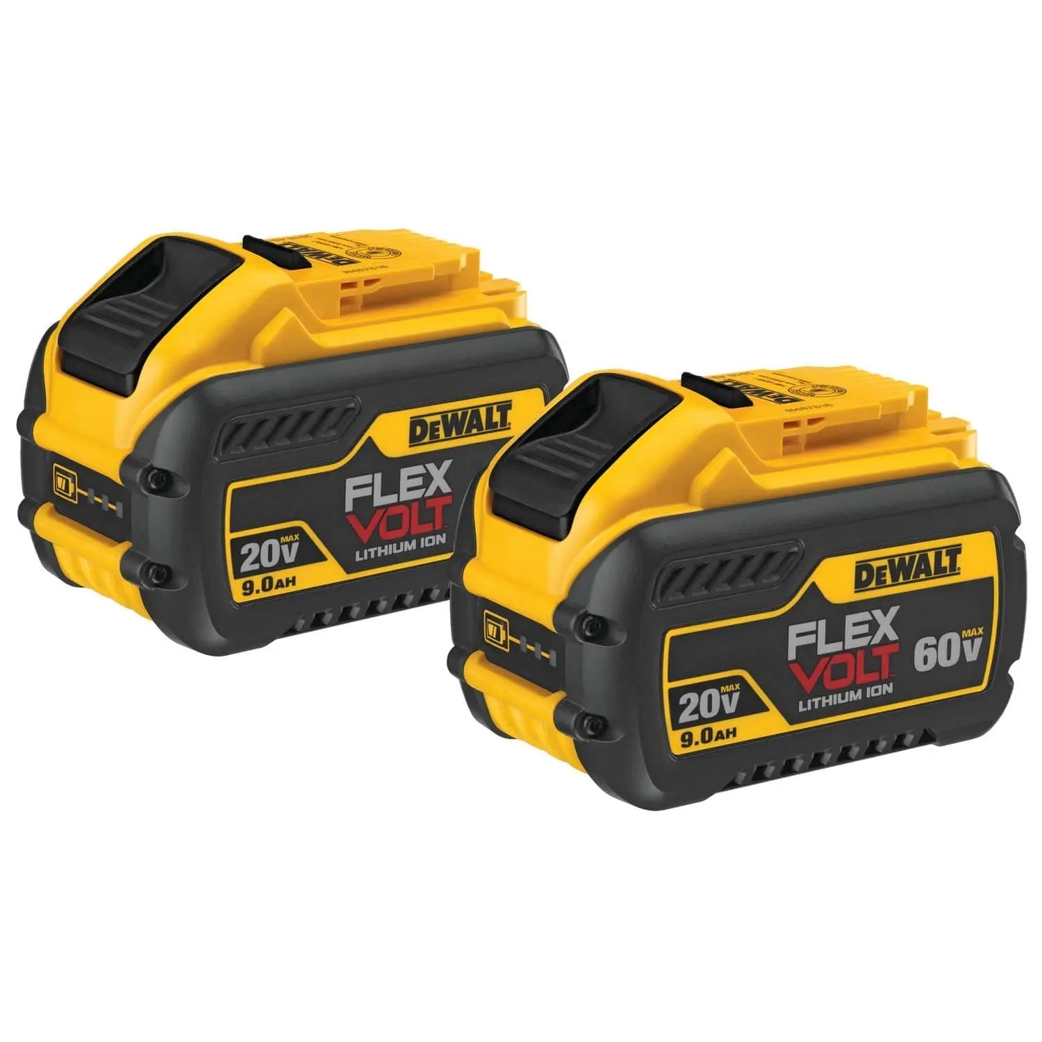 DEWALT DCB609-2-FLEXVOLT 20V/60V MAX* Batteries, 9.0-Ah, 2-Pack