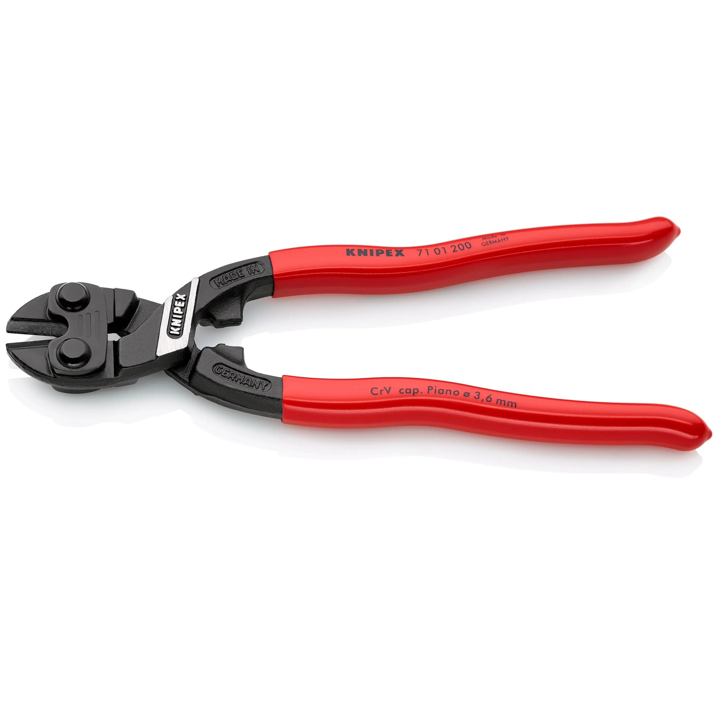 KNIPEX 7101200SBA - 8" CoBolt® High Leverage Compact Bolt Cutters