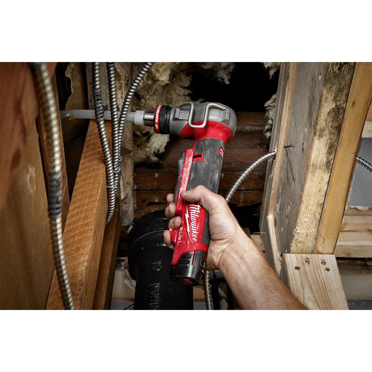 Milwaukee 2532-22 - M12 FUEL™ ProPEX® Expander Kit w/ 1/2"-1" RAPID SEAL™  ProPEX® Expander Heads - Wise Line Tools