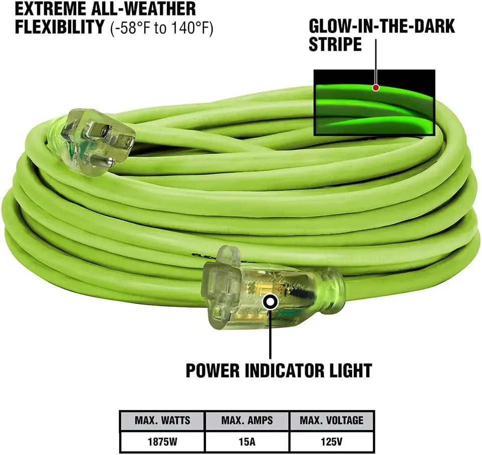 Flexzilla FZ512730 - Pro Extension Cord, 14/3, 50'