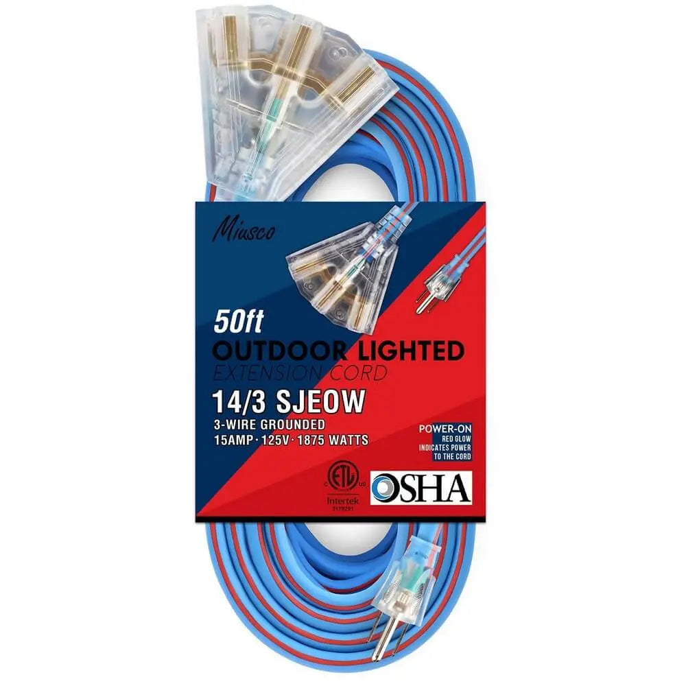 Prime LT530725 - 14/3  25' Arctic Blue Ext. Cord