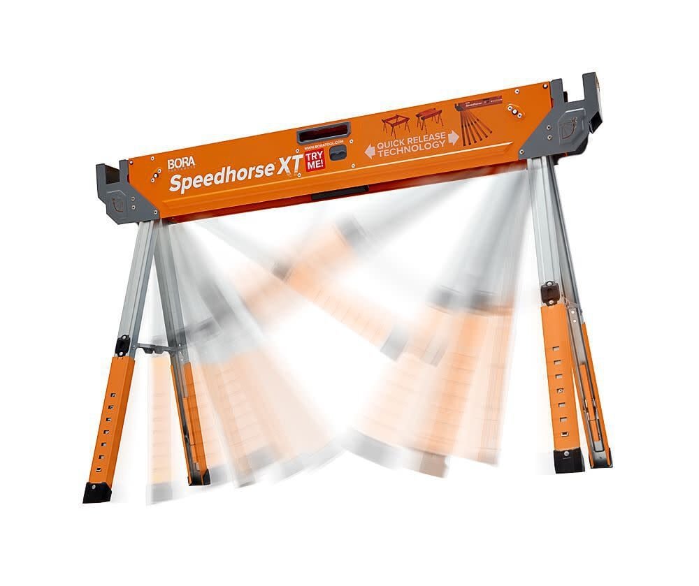 Bora PM-4550 - Portamate Adjustable Speedhorse XT Sawhorse Work Support System