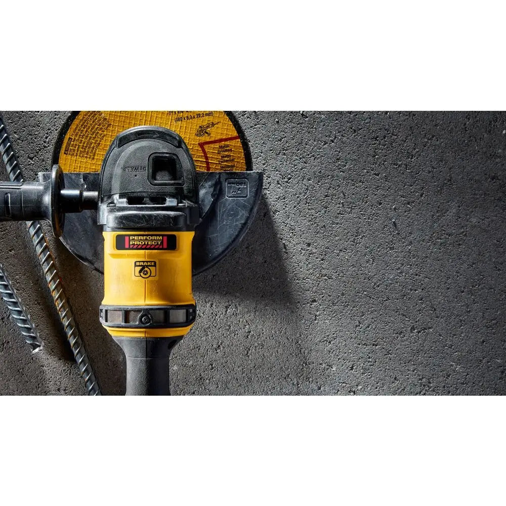 DEWALT DCG440X2-60V Max 7 In. Brushless Cordless Grinder With Kickback Brake Kit