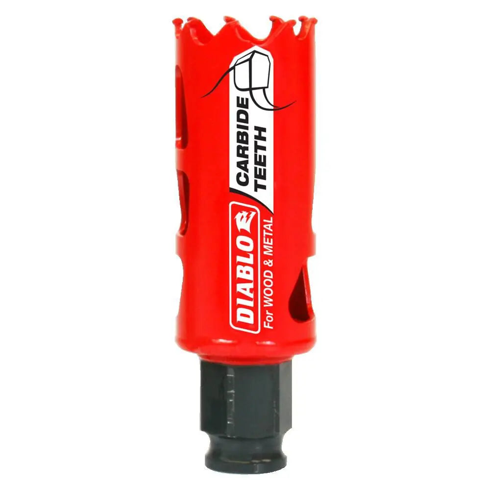 DIABLO DHS1125CT  -  1‑1/8" Carbide‑Tipped Wood & Metal Holesaw