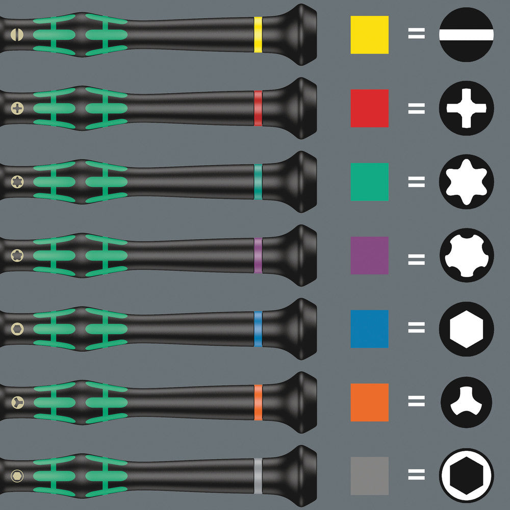 Wera- WER-134000 - Kraftform Big Pack Micro Screwdriver Set (25-Piece)