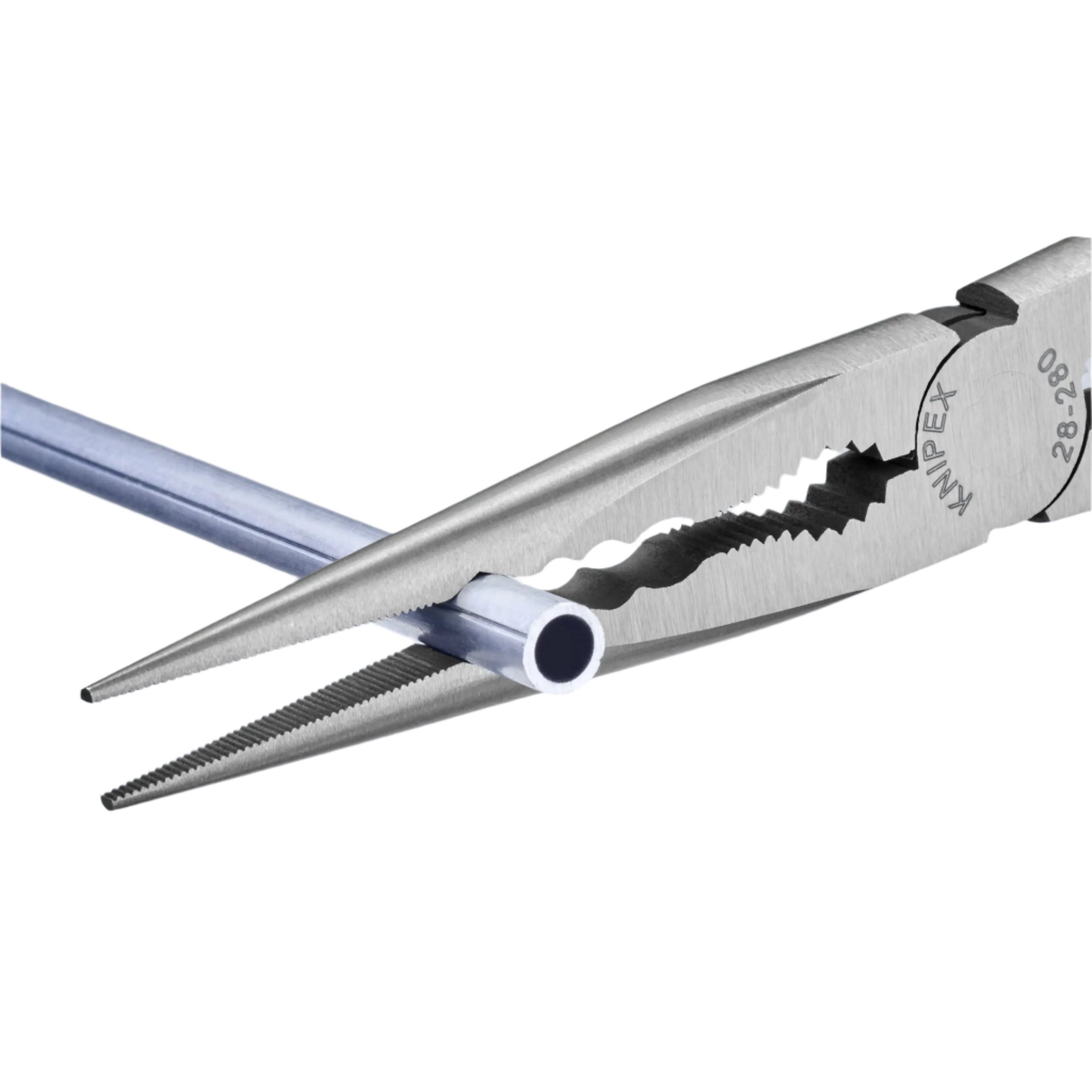 KNIPEX 2871280SBA - 11" Extra Long Needle-Nose Pliers-Straight Jaws