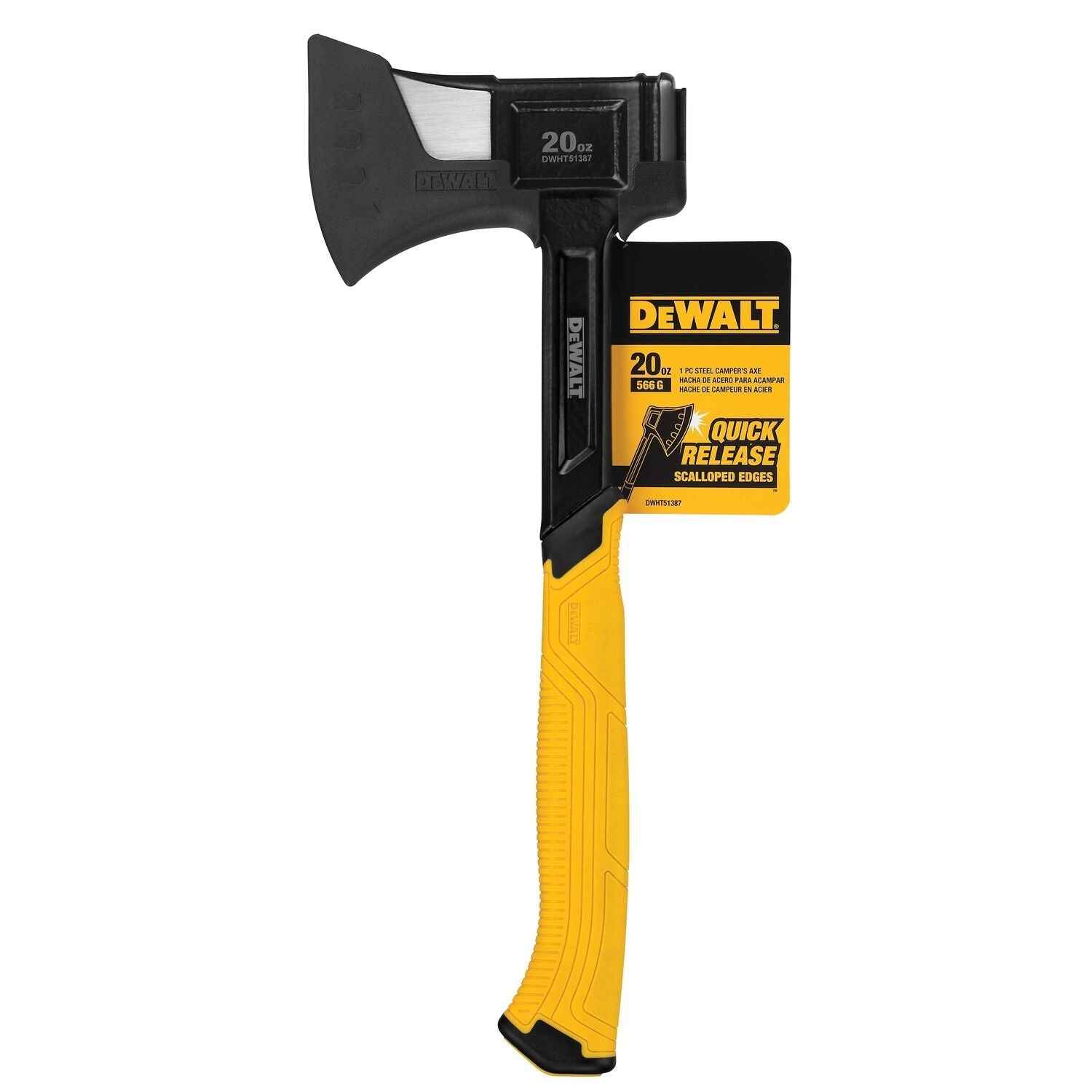 DEWALT DWHT51387-20 Oz. 1 Pc. Steel Camper'S Axe