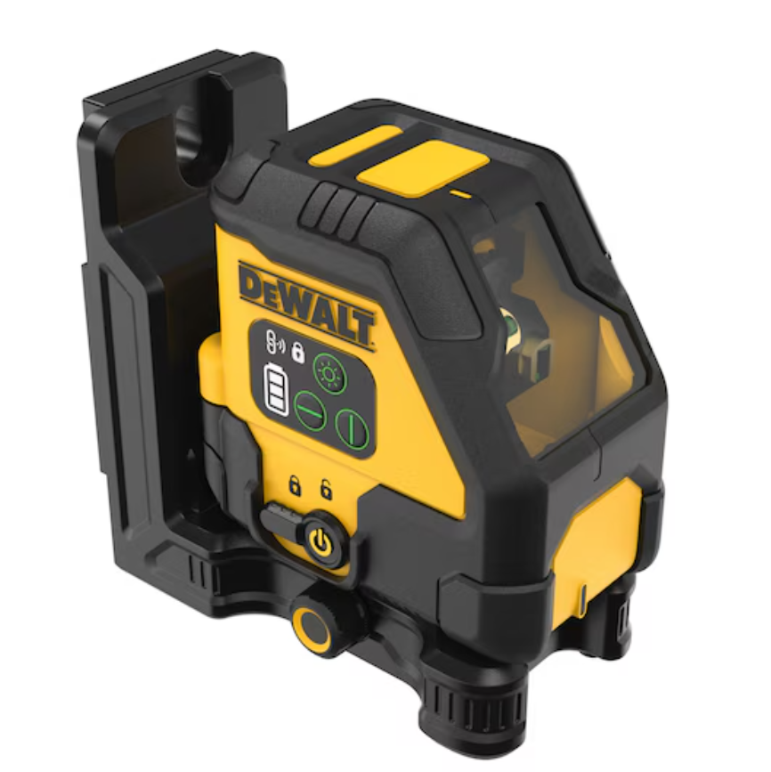 DEWALT DCLE14201GB - USB Rechargeable Green Cross Line Laser Base Kit