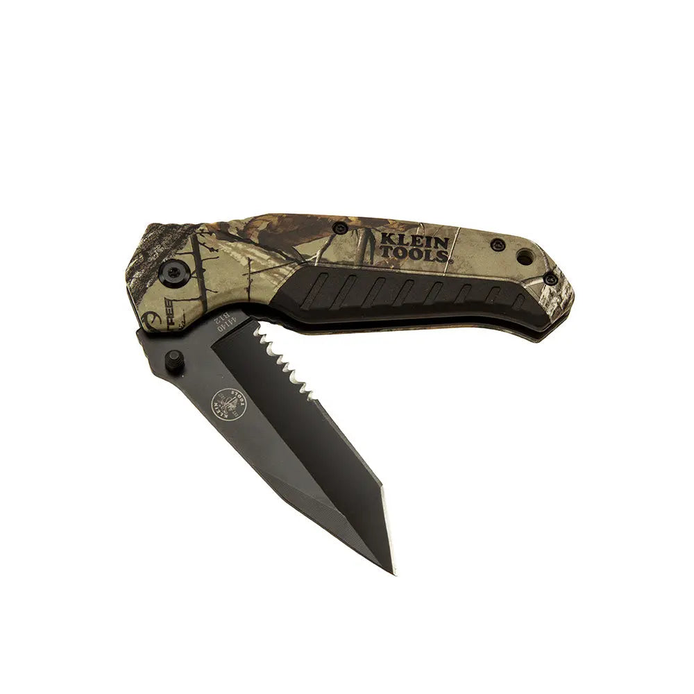 KLEIN KLE-44222 - Pocket Knife, REALTREE XTRA™ Camo, Tanto Blade
