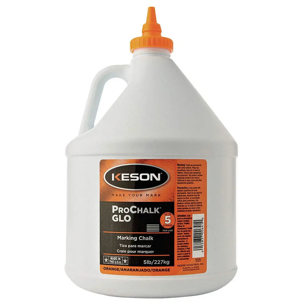 Keson 105GO - Orange Chalk 5lb Container