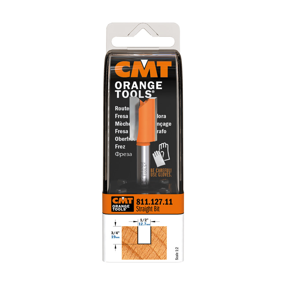 CMT 812.127.11 - 1/2-Inch Long Series Straight Bit