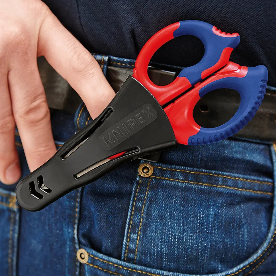 KNIPEX 9505155SBA - 6 1/4" Electricians' Shears