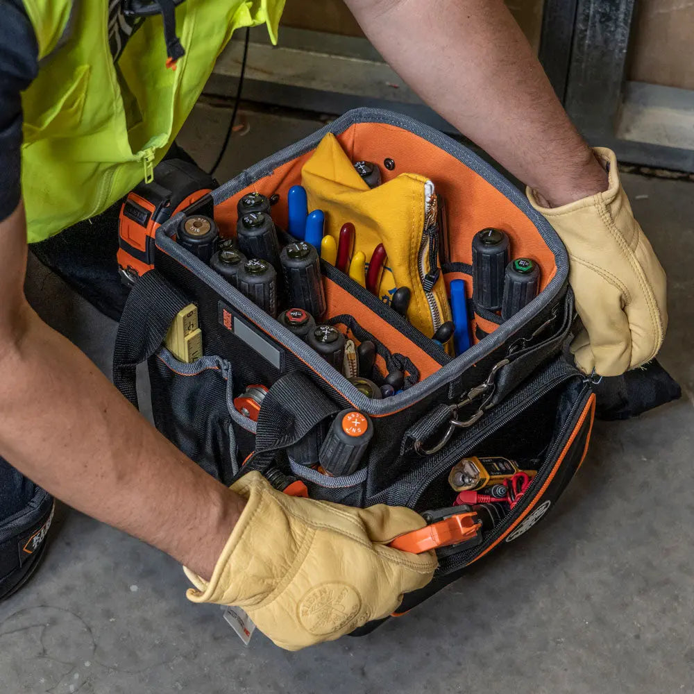 KLEIN KLE-5541610-14 - Tool Bag, Tradesman Pro™ Tool Tote, 40 Pockets, 10-Inch
