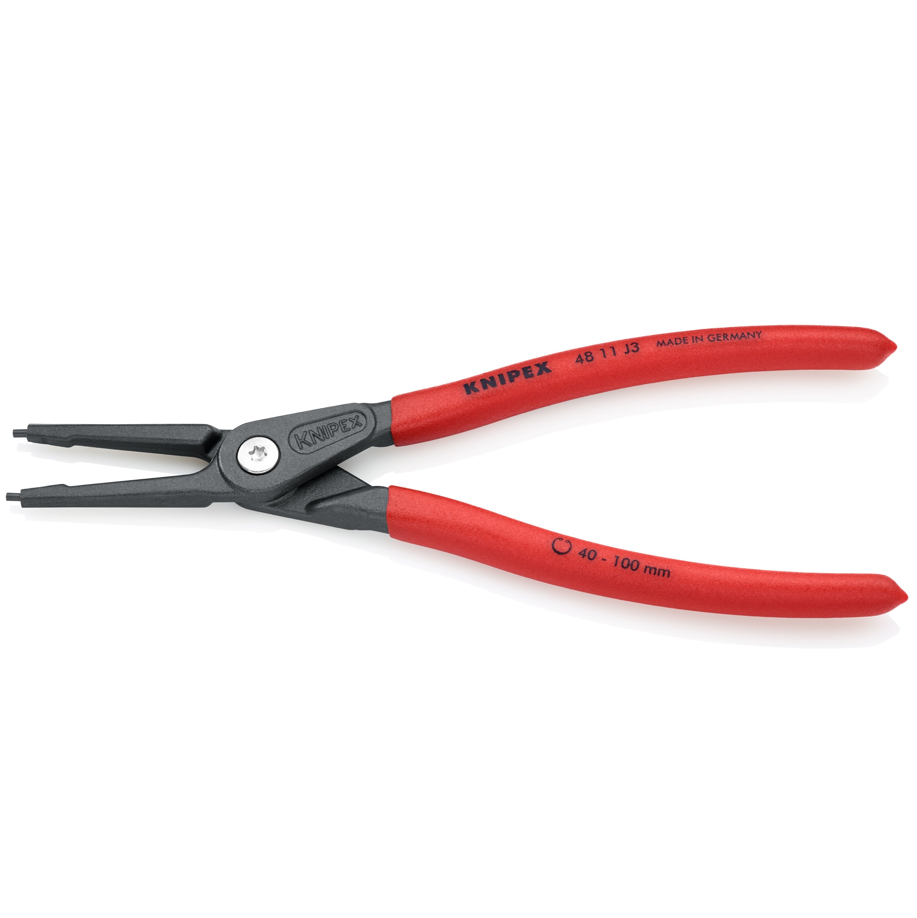 KNIPEX 4811J3 - 9" Internal Precision Snap Ring Pliers