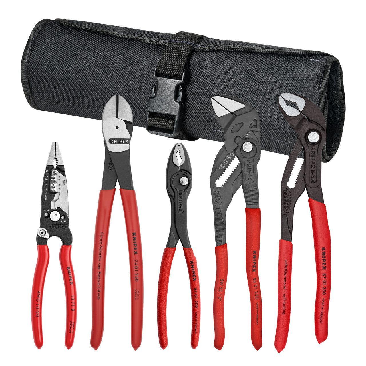 KNIPEX 9K0080150US - 5 Pc Core Pliers Set in Tool Roll