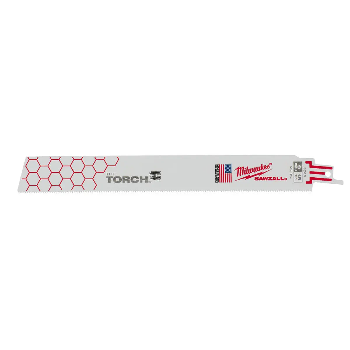 Milwaukee 48-00-5788 - 9" 18 TPI  The Torch™ SAWZALL® Blades (5 Pk)