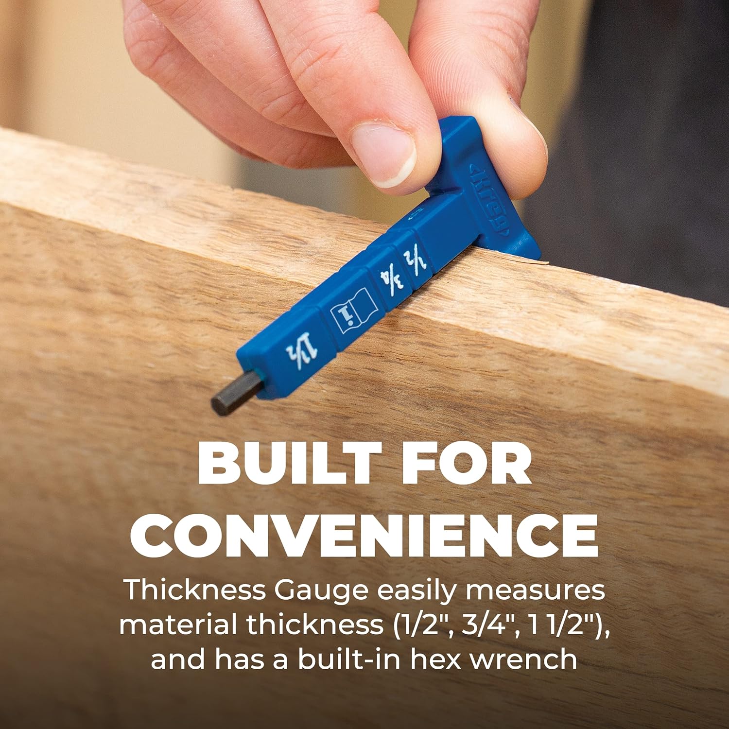 KREG KPHA308 - Easy-Set Drill Bit with Stop Collar & Gauge/Hex Wrench