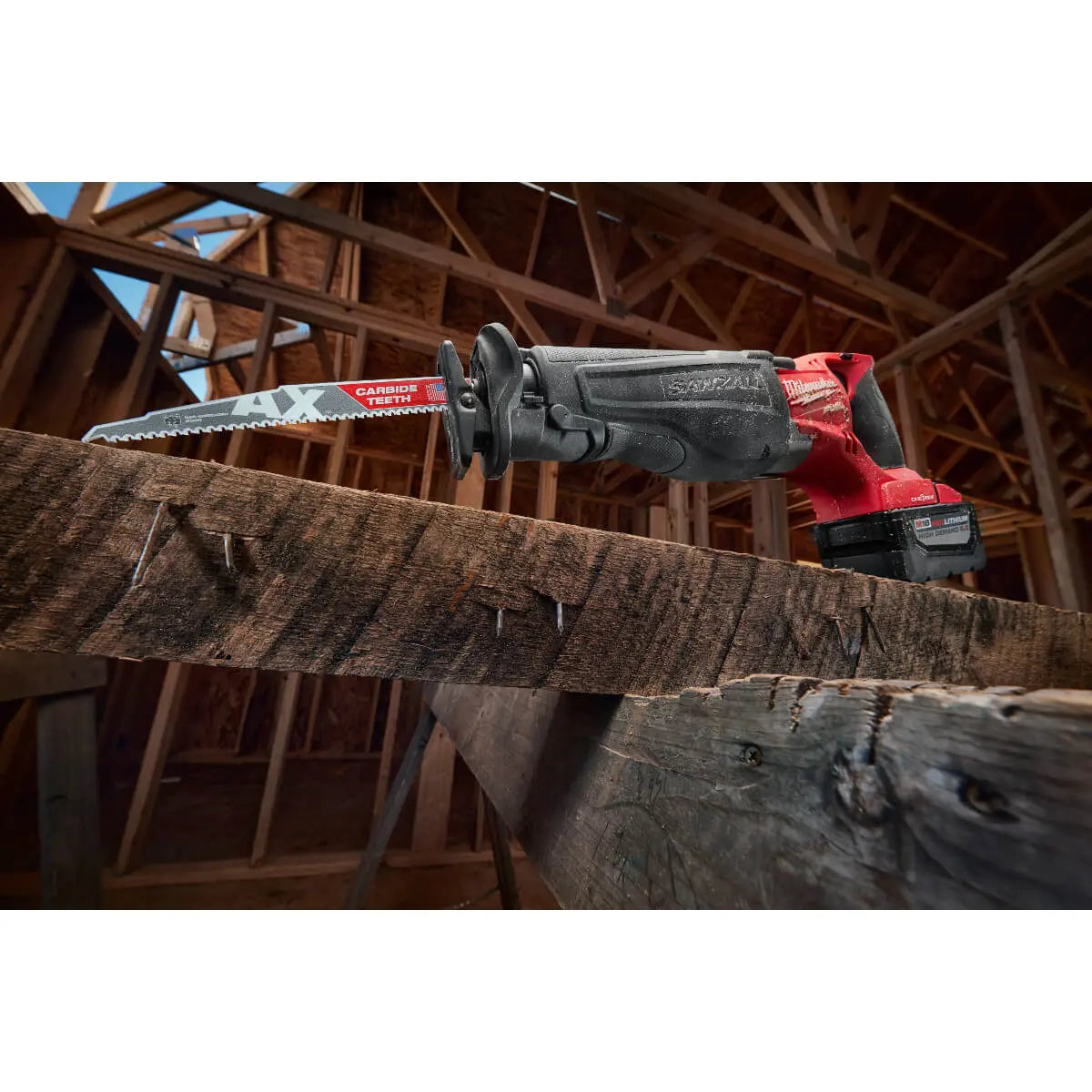 Milwaukee 48-00-5226 - The Ax™ with Carbide Teeth SAWZALL™ Blade 9 in. 5T