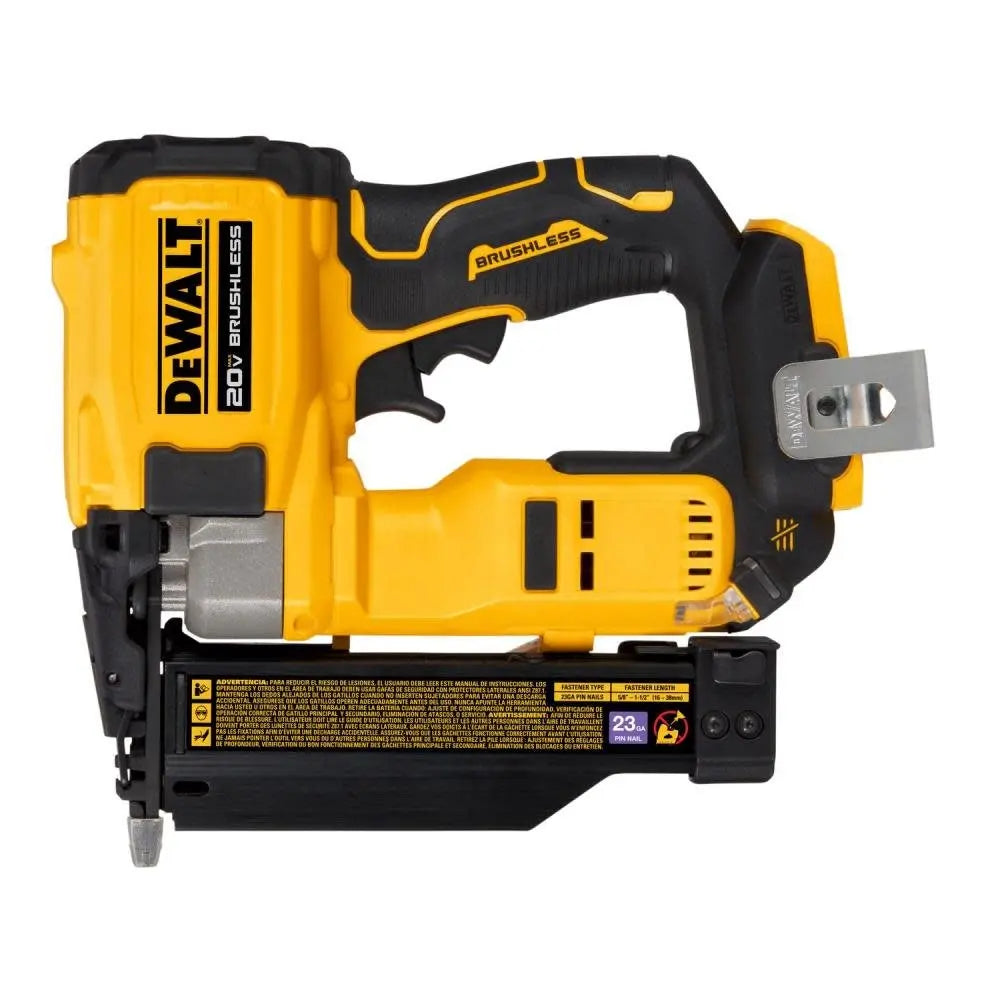 DeWalt DCN623B  -  20V MAX XR, 23 GAUGE PIN NAILER - TOOL ONLY