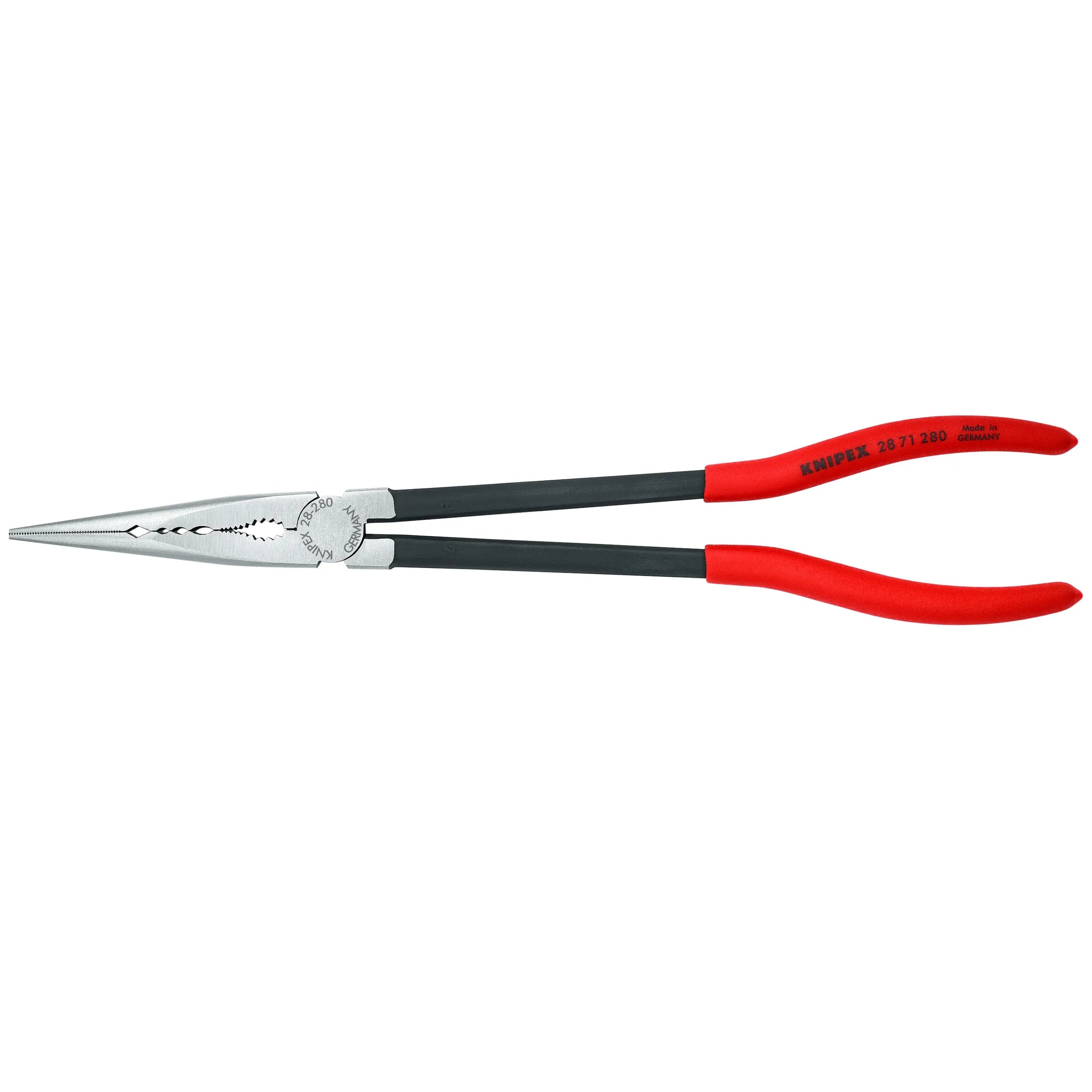 KNIPEX 2871280SBA - 11" Extra Long Needle-Nose Pliers-Straight Jaws