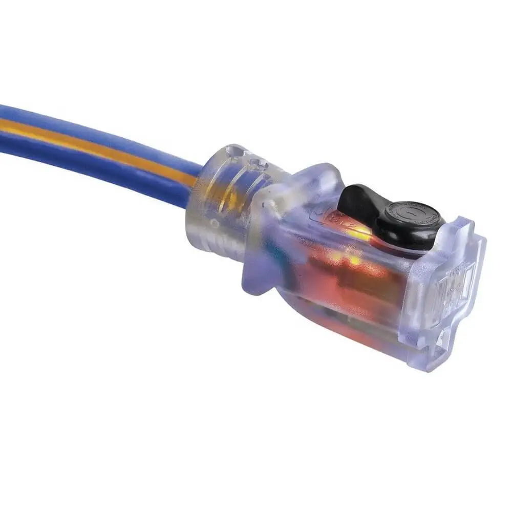 Prime LT530835 Extra Heavy Duty 100-Foot Artic Blue All-Weather  Extension Cord