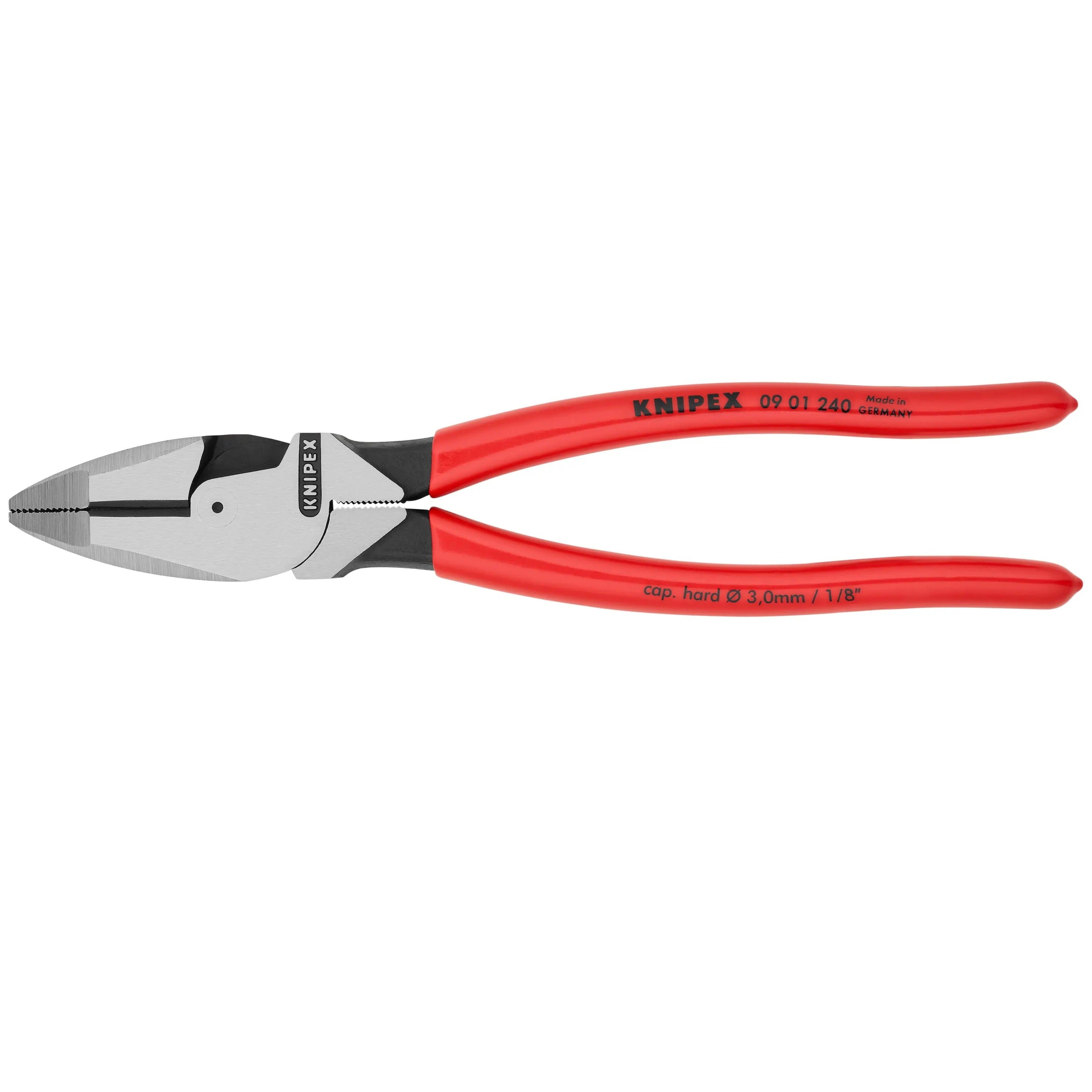 KNIPEX 0901240SBA - 9 1/2" High Leverage Lineman's Pliers New England Head