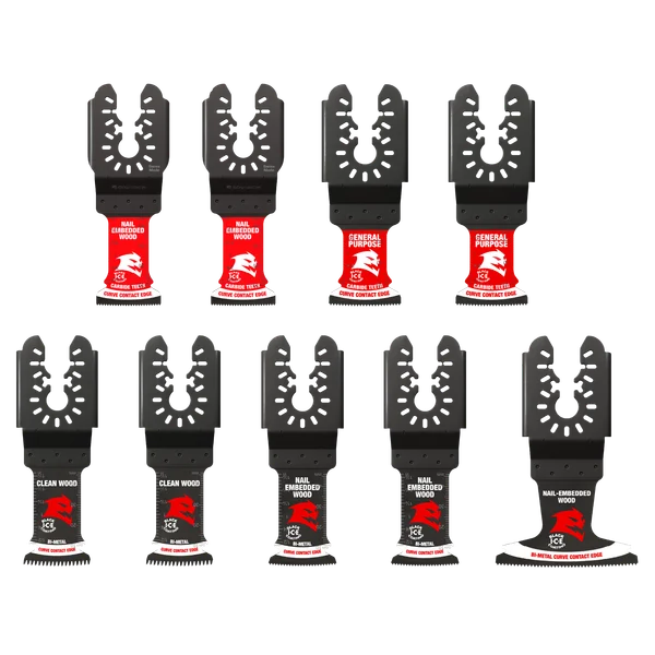 Diablo DOU9S - Universal Fit General Purpose Oscillating Blade Set (9-pc)
