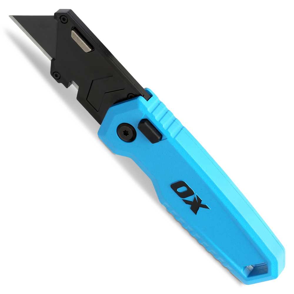OX-P226001 - Pro Folding Utility Knife – Compact Box Cutter
