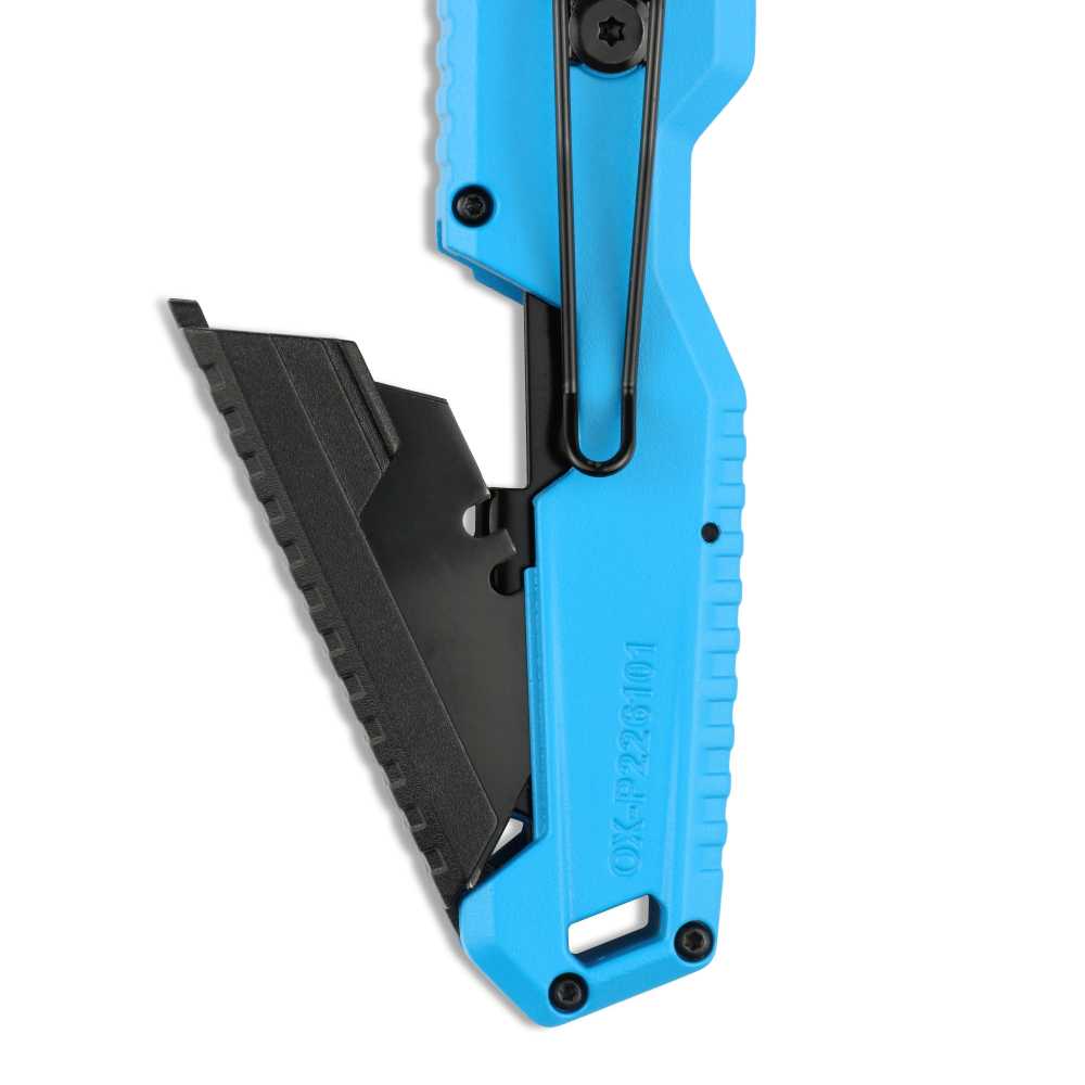 OX-P226101 - PRO Folding Utility Knife with Blade Storage