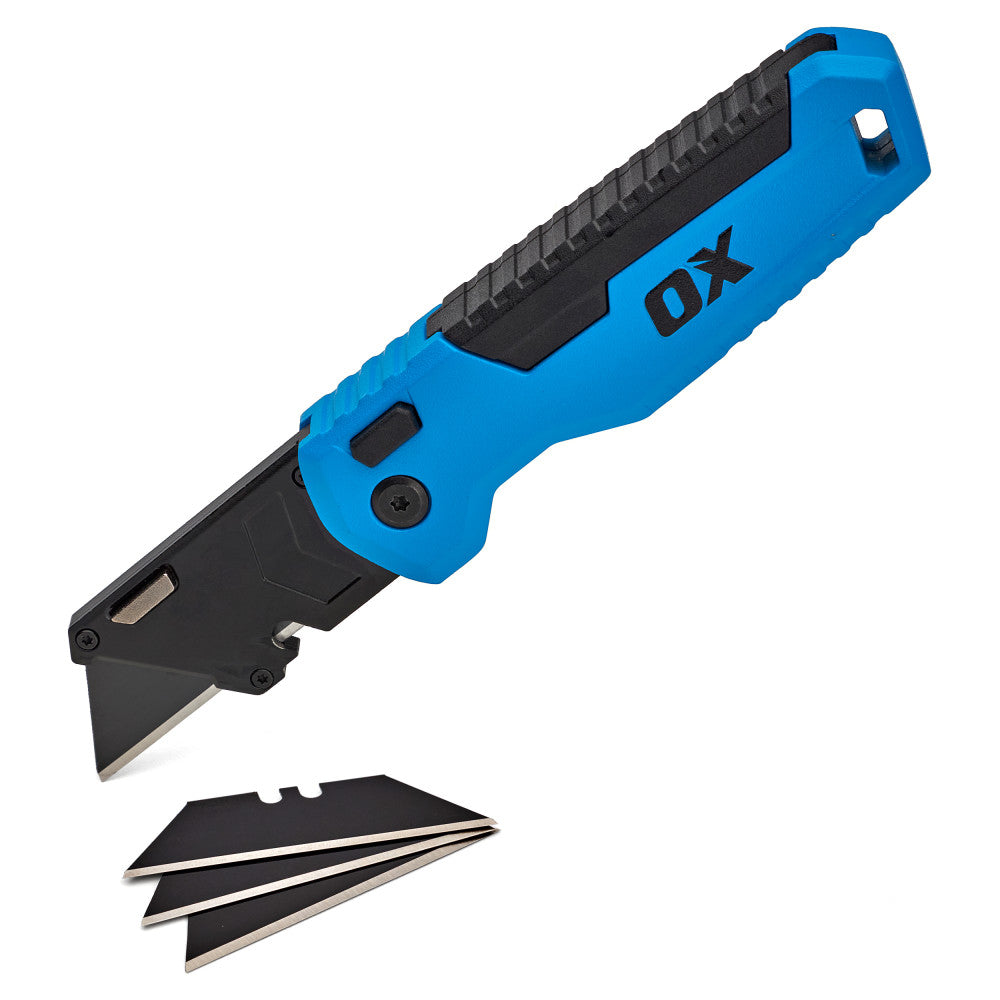 OX-P226101 - PRO Folding Utility Knife with Blade Storage