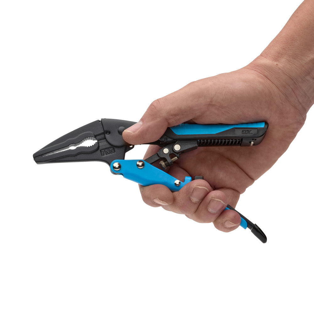 OX-P327202 - Auto Adjust 7" Needle Nose Pliers