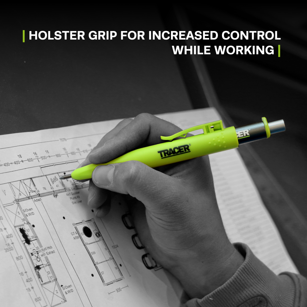 Tracer AMK1-PRO - Pro Series Deep Hole Construction Pencil Kit with Holster